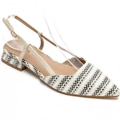 Online Casual Mode Babies femme he à talon - Fatima Blanc