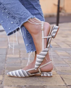 Online Casual Mode Babies femme he à talon - Fatima Blanc