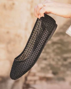 Sale Casual Mode Ballerines femme plates confort es - Stéphanie Noir