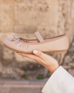 Clearance Casual Mode Ballerines femme plates - Olympia Taupe