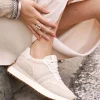 Discount Casual Mode Basket femme à lacets - CL77 Beige