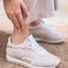 Online Casual Mode Basket femme à lacets - Louisa Beige