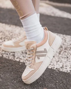 Sale Casual Mode Basket femme à lacets - CL75 Beige