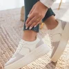 Best Casual Mode Basket femme à lacets - Amalia Beige