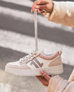 Sale Casual Mode Basket femme à lacets - CL75 Beige