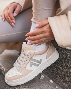 Sale Casual Mode Basket femme à lacets - CL75 Beige