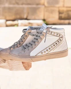 Outlet Casual Mode Basket femme he montante - Eurydice Blanc