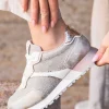 Hot Casual Mode Basket femme dée et beige à lacets - Gabriella Or