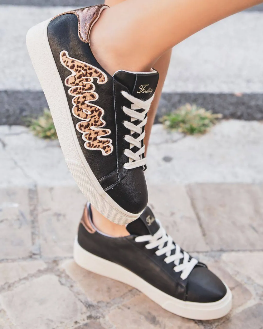 Clearance Casual Mode Basket femme e à lacets - Isabella Noir