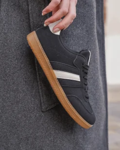 Sale Casual Mode Basket femme e à lacets - Joséphine Noir