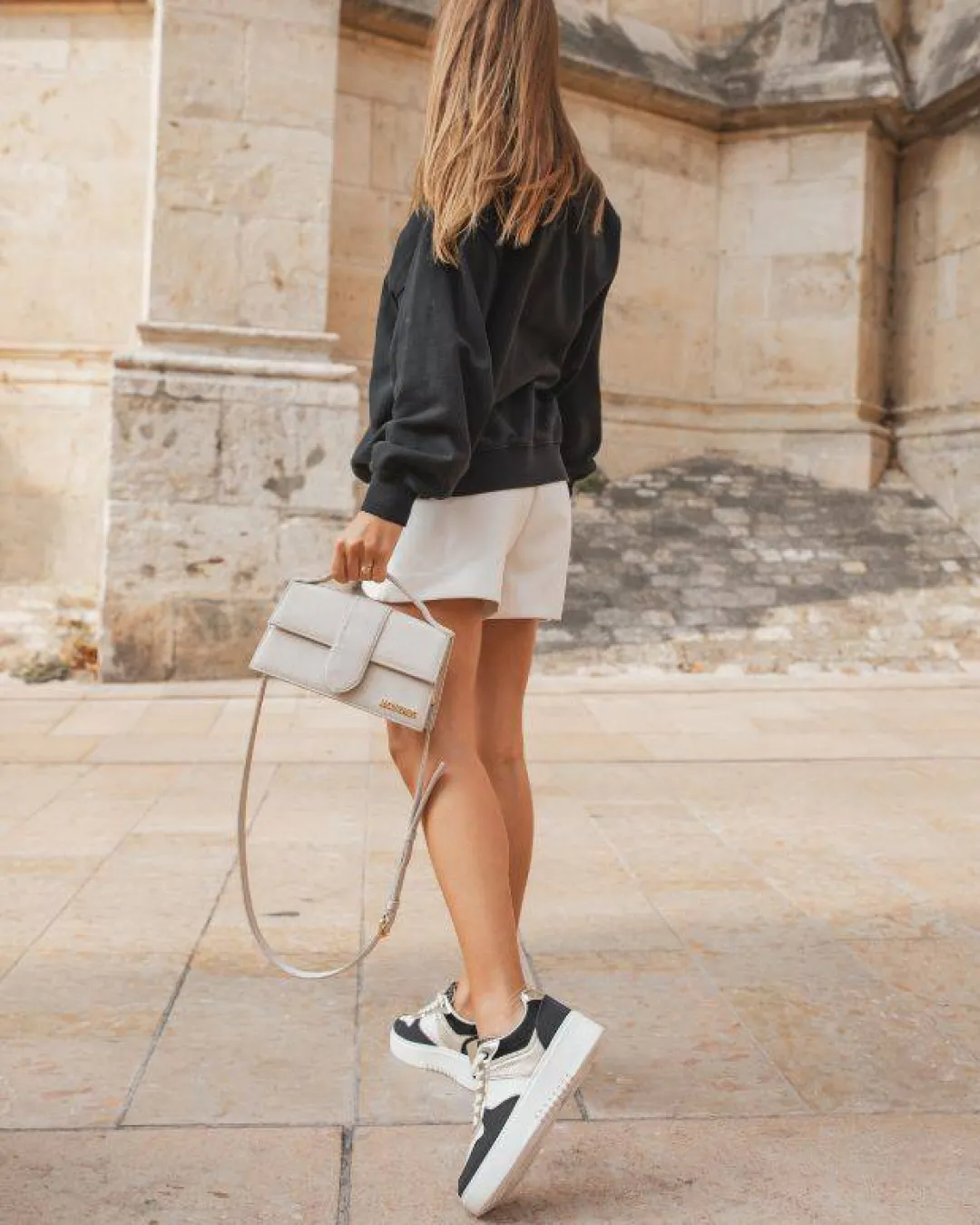 Discount Casual Mode Basket femme e et dorée à lacets - Lina Noir