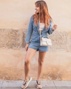 Best Casual Mode Basket femme semelle épaisse à lacets - Éliana Taupe