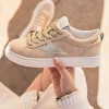 Fashion Casual Mode Basket femme étoile à lacets - Léa Beige