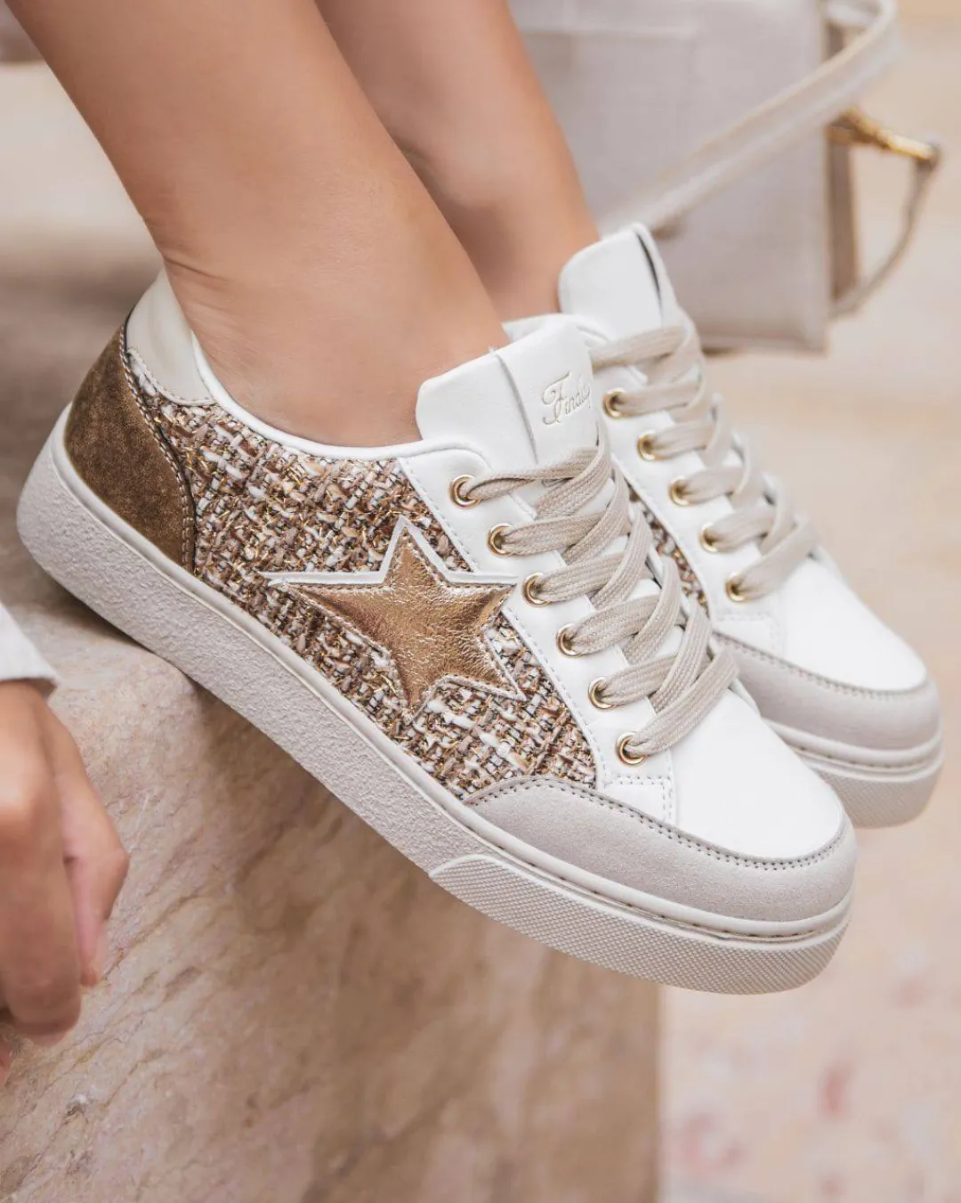 Sale Casual Mode Basket femme étoile dée à lacets - Destiny Or
