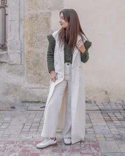 Online Casual Mode Basket femme étoile à lacets - Cléa Kaki