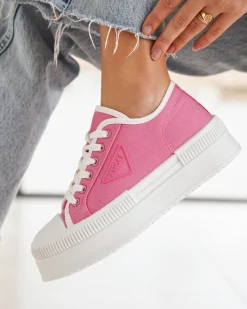Sale Casual Mode Basket femme toile à lacets - Golda Rose