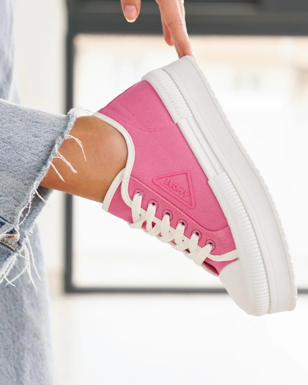Sale Casual Mode Basket femme toile à lacets - Golda Rose