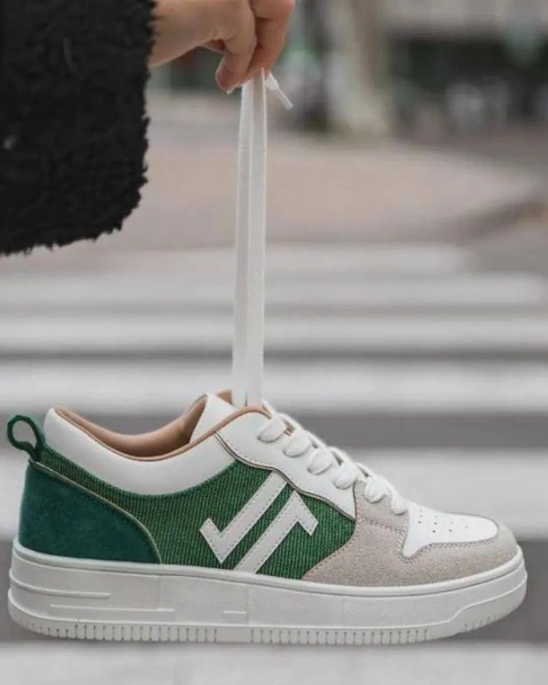 Clearance Casual Mode Basket femme e à lacets - CL68 GREEN Vert
