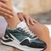 Discount Casual Mode Basket femme e semelle épaisse - CL72 GREEN Vert
