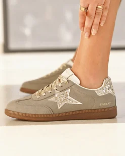 Sale Casual Mode Basket semelle marron femme e à lacets - Adelaide Gris