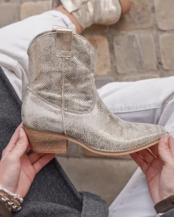 Best Casual Mode Bottines femme dées santiags à talon - Suzie Or