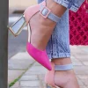 Hot Casual Mode Escarpins femme fuchsia à talon - Maryam Rose