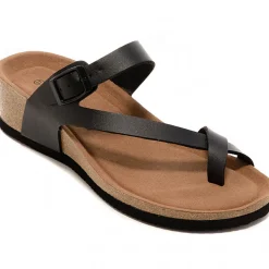 Online Casual Mode Sandale femme compensée mule e - Basma Noir