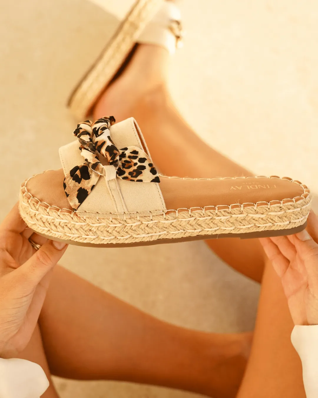 Sale Casual Mode Sandale femme plateforme léopard - Alizé Leopard