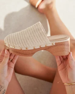 Best Casual Mode Sandale femme talon carré - Floriane Beige
