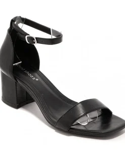 Online Casual Mode Sandale femme talon carré - Judith Noir