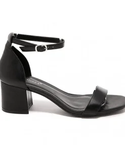 Online Casual Mode Sandale femme talon carré - Judith Noir
